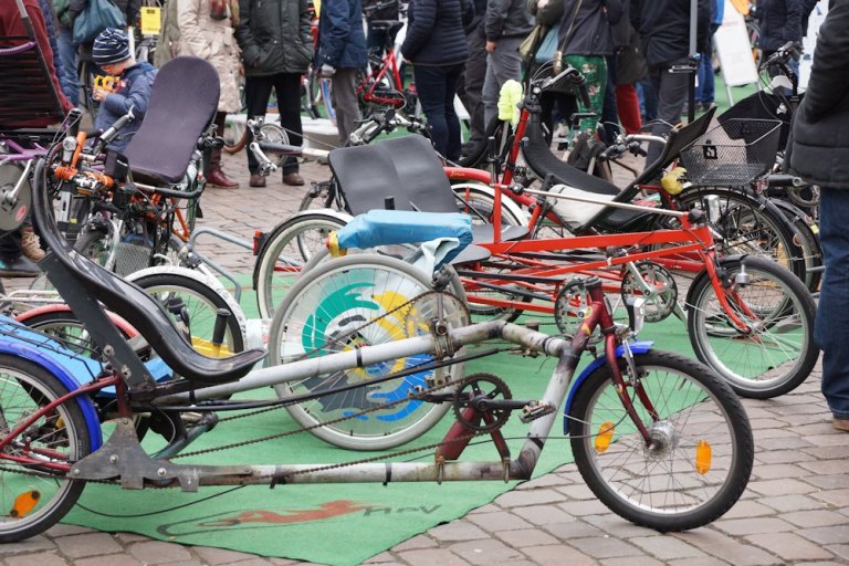 Fahrradfestival in Oldenburg "Hallo Fahrrad" am Rathausmarkt