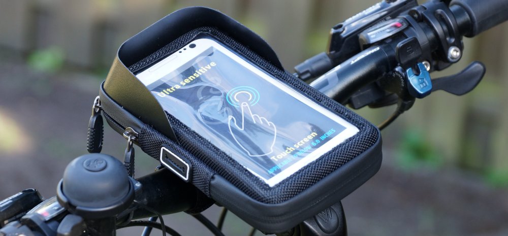 Callstel Handyhalter Fahrrad: Fahrradhalterung mit Gummifixierung für  Smartphones bis 13,9 cm (5,5) (Smartphone Halterung Fahrrad)