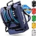 Valkental - 3in1 Fahrradtasche - NEUAUFLAGE 2024 - Geeignet als Gepäckträgertasche, Rucksack und Umhängetasche - Wasserdicht & Reflektierend - 23L - Blau